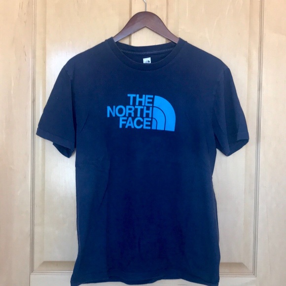 navy north face t shirt